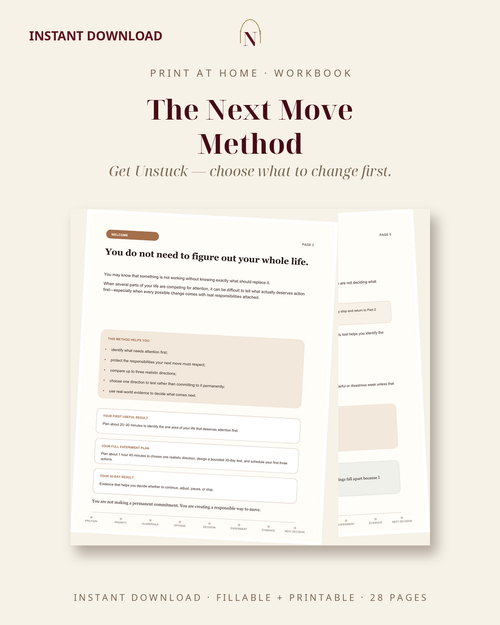 The Next Move Method — Get Unstuck Workbook